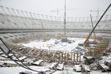 Budowa Stadionu Narodowego w Warszawie - 29.11.2010